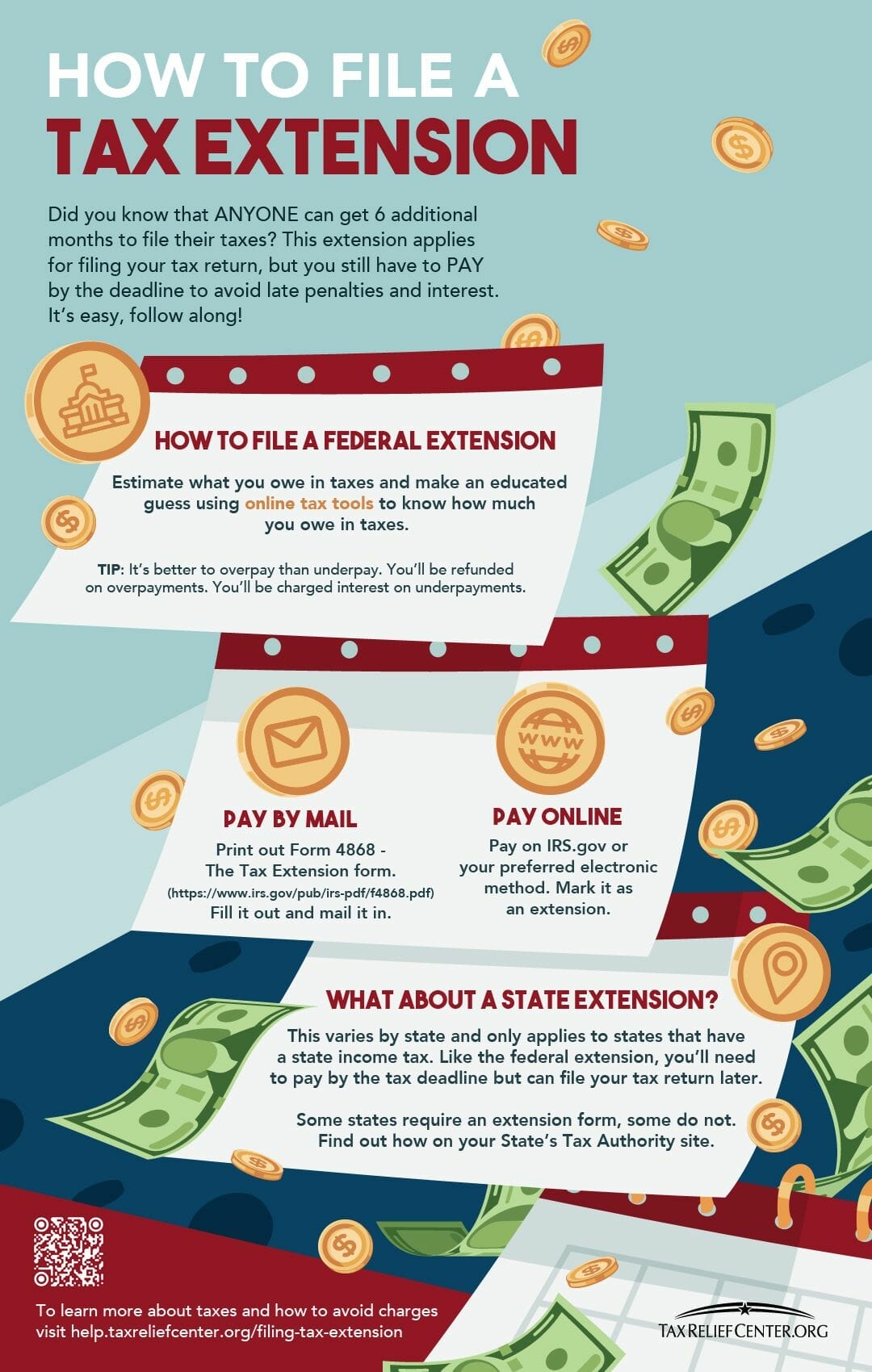 Infographic | Filing Tax Extension | A Complete Guide | how to file a tax extension