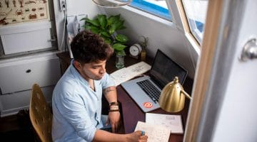 Feature | man working from home | What Taxes Can I Write Off If Working From Home?