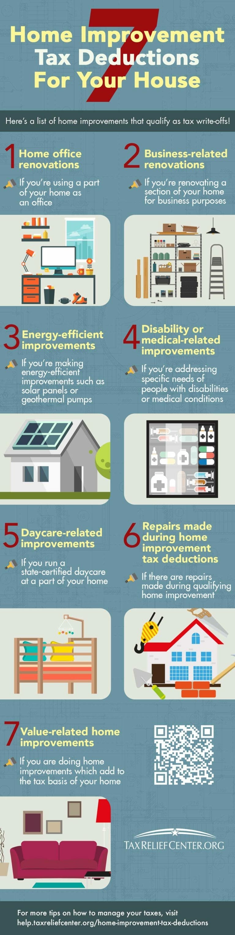 7 Home Improvement Tax Deductions [INFOGRAPHIC]