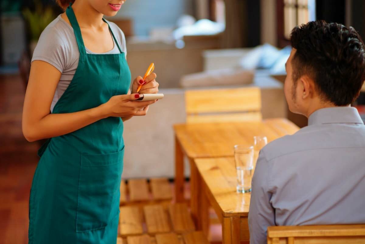 waitress taking order | Practical And Creative Ways To Save Like A Money Savings Expert | money savings tips