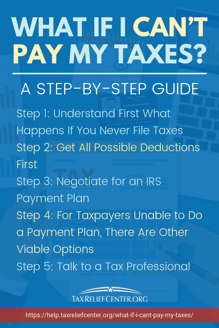 What If I Can’t Pay My Taxes By April 15? https://help.taxreliefcenter.org/what-if-i-cant-pay-my-taxes/