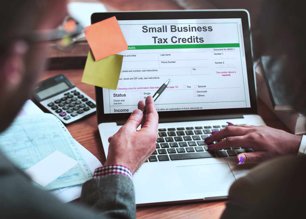 small business tax credit on laptop monitor | Reasons To Speak To A Tax Relief Specialist About Your Back Taxes ASAP | tax relief companies