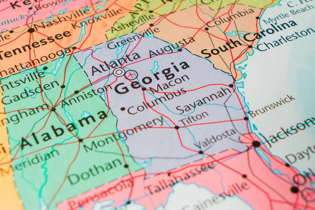 state of georgia on map | Reasons To Speak To A Tax Relief Specialist About Your Back Taxes ASAP | tax debt relief