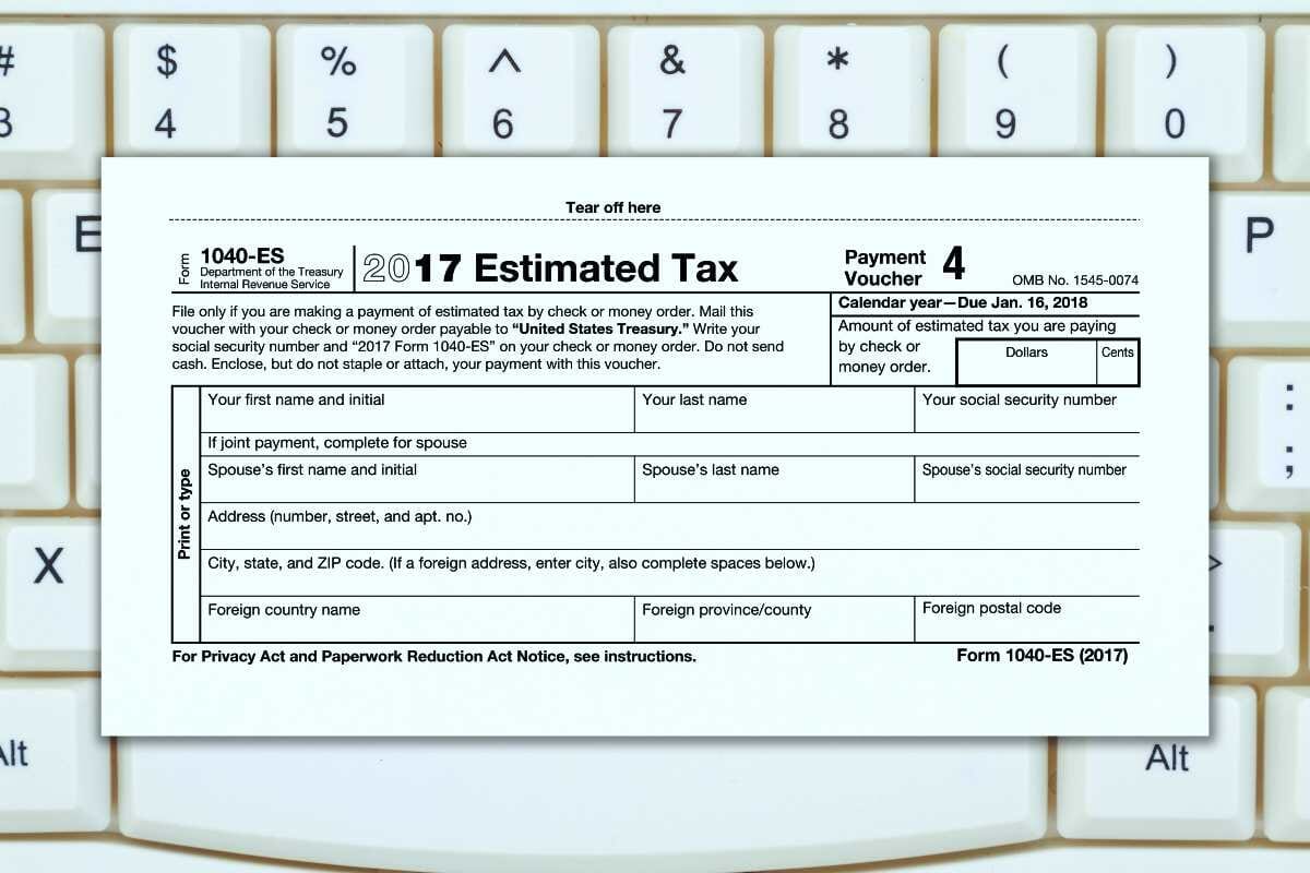1040-ES form | Self-Employment Tax Guidelines To Remember To Avoid Penalties | self employment tax