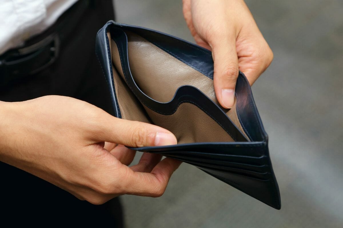 person showing empty wallet | Appealing Your Rejected Or Terminated IRS Installment Agreement | installment agreement