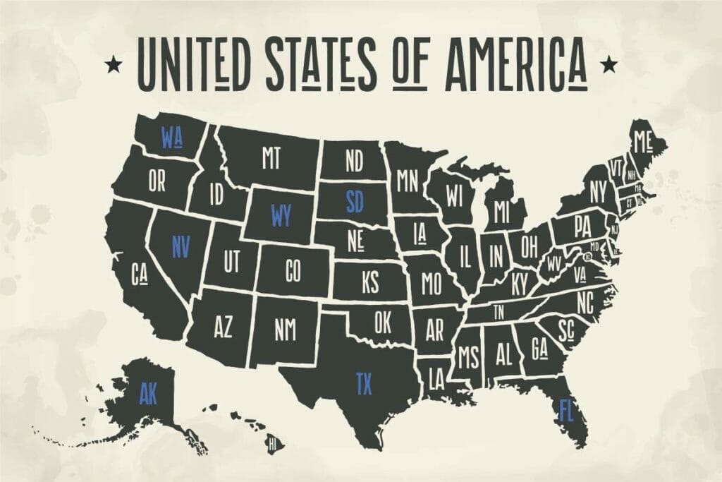 what states do not have to file state taxes